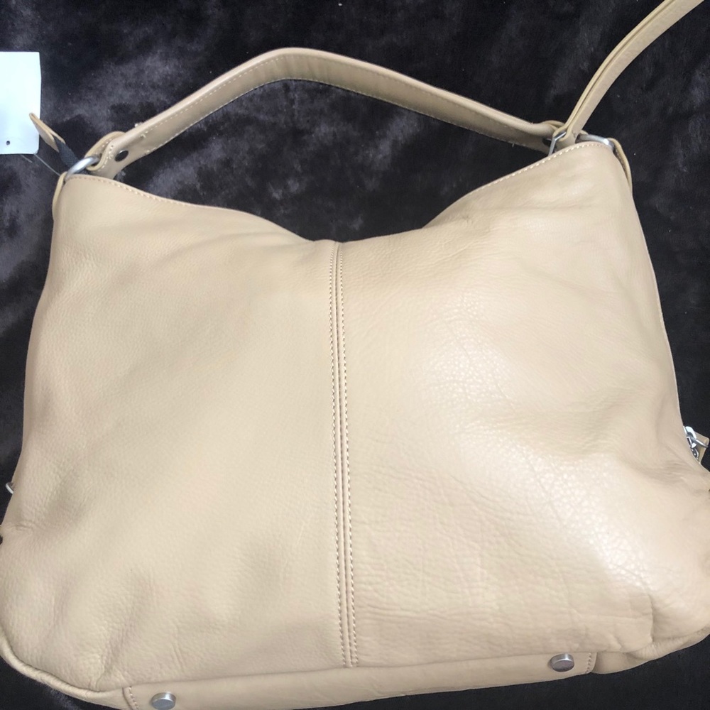 Perlina tan Nude leather bag Hobo Nwts